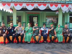 Kapolres Bengkulu Utara Hadiri Kunjungan Kerja Brigjen TNI Rachmad Zulkarnaen Danrem 041/Gamas di Mako Kodim 0423