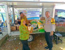 Personel Polsek Gading Cempaka Monitoring Gerakan Pangan Murah