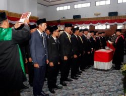 Pelantikan 25 Orang Anggota DPRD Kaur Terpilih Periode 2024-2029