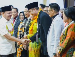 Gubernur Rohidin Hadiri Pelantikan Ketua Umum PPSPB di Balai Semarak Bengkulu