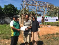 Warga Kota Bengkulu Bahagia Dapat Bantuan Rumah Layak Huni, Dari Baznas Provinsi Bengkulu