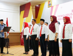 Pelantikan IKAMIAP Unib, Sekda Isnan Fajri Dorong Kolaborasi dengan Pemerintah Daerah