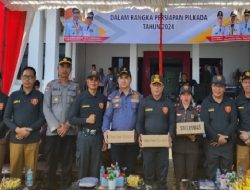 Kasat Binmas Polres Bengkulu Selatan Hadiri Apel Siaga Linmas