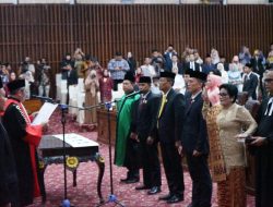 DPRD Provinsi Bengkulu, Gelar Rapat Paripurna Pengucapan Sumpah dan Janji Pimpinan Periode 2024-2029