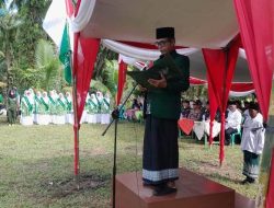 Upacara Peringatan HSN Ke-9, Ketua PCNU Mengusung Tema ‘’Menyambung Juang Merengkuh Masa Depan’’