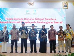 Forum Ekonomi Regional Sumatera, Sinergi Investasi Wilayah dan Pembangunan Daerah