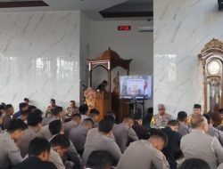 Kapolda Bengkulu Gelar Kegiatan Rutin Pembinaan Rohani dan Mental Bersama Personel