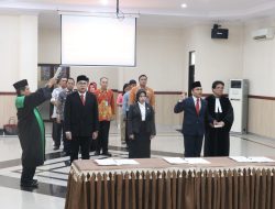 Komitmen Dalam Pelayanan Terbaik, Kemenkumham Bengkulu Ambil Sumpah Notaris Pengganti