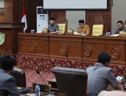 Rapat Paripurna, Sumardi Resmi Jabat Ketua DPRD Provinsi Bengkulu Periode 2024-2029
