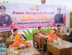 Peresmian Fasilitas Sekolah dan Makan Gratis, Program Polda Bengkulu Peduli Untuk Masyarakat