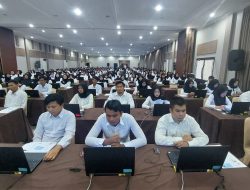Ribuan Peserta Ikuti Tes CPNS Kemenkumham Bengkulu di Nala Sea Side Hotel