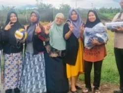 Usin Sembiring Dorong Emak-Emak Kelurahan Sawah Lebar Aktif Olahraga