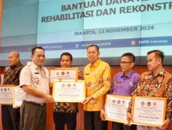 Pemprov Bengkulu Terima Bantuan Dana Hibah, Sebanyak Rp 34,9 Miliar dari BNPB