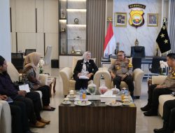 Senator DPD RI Leni Kunjungi Mapolda Bengkulu