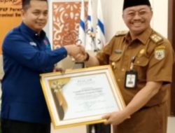 PDAM Tirta Rafflesia Benteng, Raih Penghargaan Evaluasi Terbaik Ke I