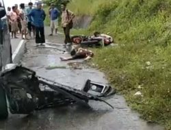 Hilang Kendali, Honda Sonic Adu Kambing Dengan Grandmax