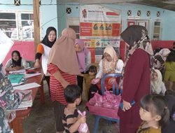 Pemdes Tumbuk Tebing Rutin Gelar Kegiatan Posyandu Setiap Bulan