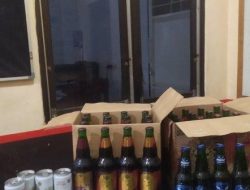 Operasi Pekat Nala, Tim Polsek Kampung Melayu Amankan 98 Botol Miras