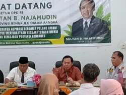 Dialog Ketua DPD RI Sultan B.Najamudin Dengan Pelaku UMKM Provinsi Bengkulu