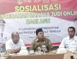 Pj Sekda Bengku Tengah Larang ASN Jangan Main Judi Online