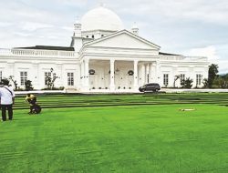 Ini Tujuan, Bangun Lapangan Sintetis di Halaman Pendopo Merah Putih