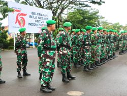 Sambut Nataru 2024, Korem 041 Gelar Apel Siaga Untuk Pengamanan