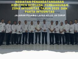 Lapas Kelas IIA Curup Komitmen Untuk Membangun Zona Integritas