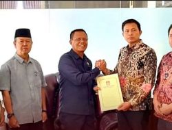 KPU Provinsi Bengkulu Sampaikan Dokumen Pengesahan Gubernur Dan Wakil Gubernur