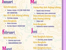 26 Event Schedule Kalender 2025 Provinsi Bengkulu