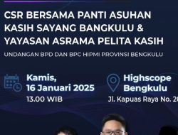 Gelar Kegiatan CSR Bersama BPD & BPC HIPMI Untuk Panti Asuhan