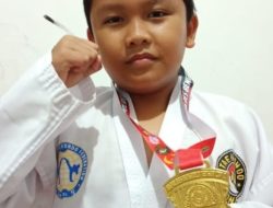 Murid MIN I Bengkulu Tengah, Due Wafi Berhasil Raih Medali Emas Turnamen Taekwondo