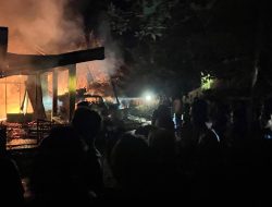 Kebakaran Rumah Didesa Melati Harjo, Kerugian Capai Rp. 1.3 Miliar