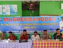 Pemdes Tanjung Baru Kaur Gelar Musrenbangdes