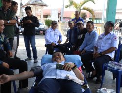 Bupati dan Wakil Bupati Lebong Terpilih Ikut Donor Darah