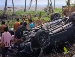 Laka Lantas Tunggal, Mobil Terguling