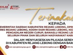 KPU Rejang Lebong Mengucapkan Terimakasih Pada Pemkab, Atas Suksesnya Pilkada 2024