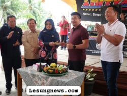 Wagup BU Arie Septia, Resmikan Gedung Puskesmas Prototype Ditanjung Agung Palik