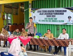 Polsek Manna Hadiri Kegiatan Sertifikasi Pembangunan