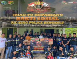 Komunitas RX King Police Bengkulu Berbagi Sumbangan Ke Panti Al Kahfi Hidayatullah Kepahiang