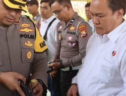 Polres Kepahiang Gelar Pemeriksaan Senpi