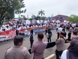 Ribuan Tenaga Honorer Bengkulu Gelar Aksi Demo
