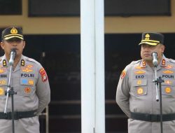 Polres BU Gelar Apel Farewell Terkait Sertijab