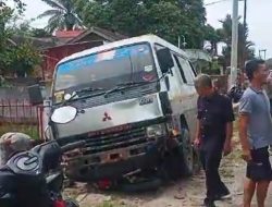 Lakalantas Di Bengkulu Utara, Minibus Tabrak Pengendara Motor