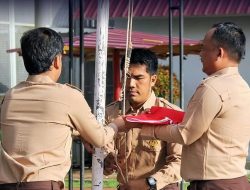 WB Lapas Bengkulu Gelar Pengibaran Bendera Merah Putih