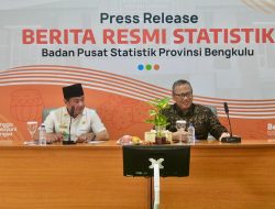 Data BPS, Ekonomi Provinsi Bengkulu Tumbuh, Peringkat 5 Tertinggi di Sumatera