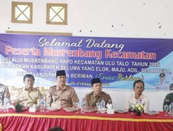 Sekda Seluma Hadiri dan Membuka Musrenbang Tingkat Kecamatan Ulu Talo