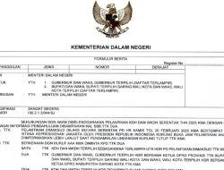 Pemda Kaur Terima SE dari Kemendagri RI, Bupati-Wabup Terpilih Kaur Dilantik 20 Februari
