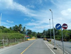 Lampu Penerangan Jembatan Gundul, Solae Panel Berpindah Tempat