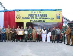 Tinjau Pos Nataru 2024 Bersama Forkopimda, Bupati Asahan Pastikan Arus Mudik Berjalan Lancar