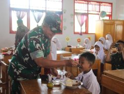 Kodim 0423 Bengkulu Utara Gelar Program Unggulan Kodam II Sriwijaya Dapur Masuk Sekolah